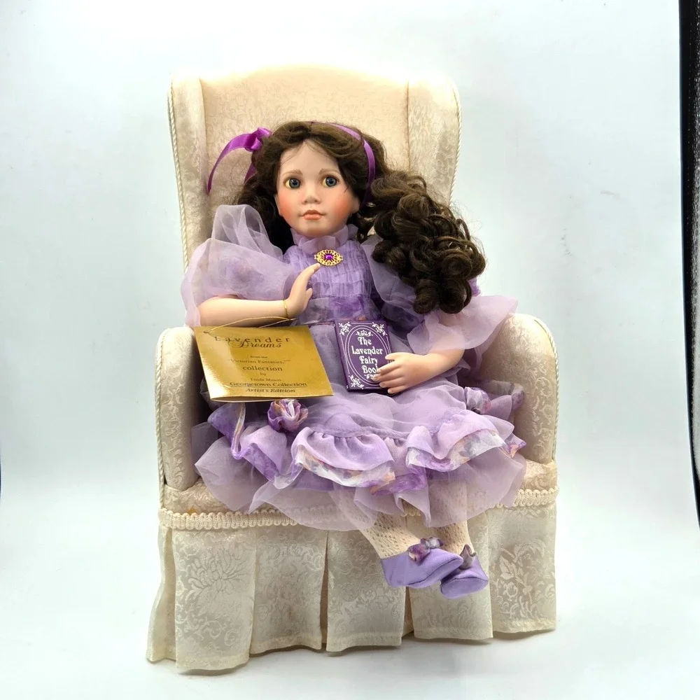 Georgetown Dolls Lavender Dreams by Linda Mason #G016 With Chair